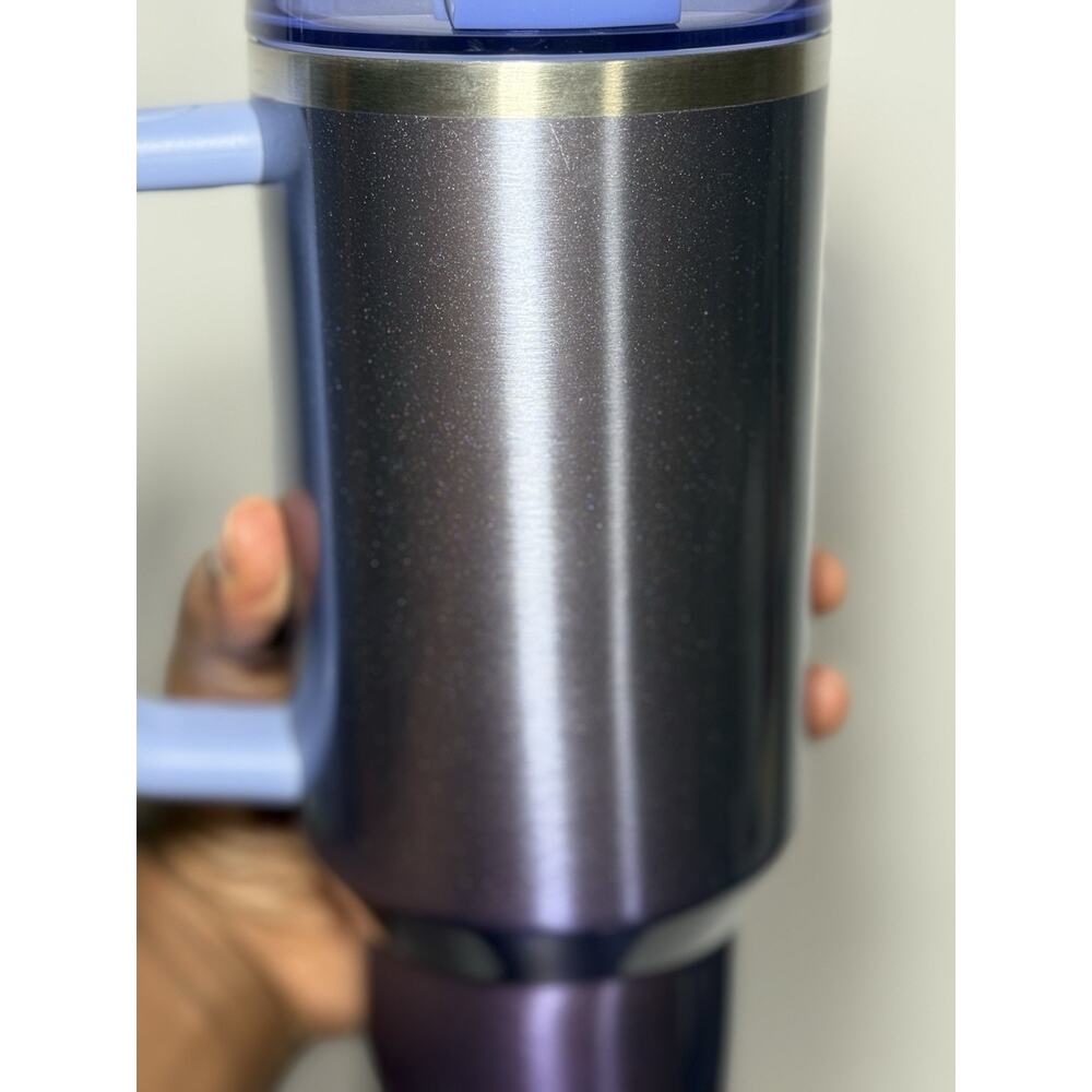 Stanley X Starbucks Taiwan FANTASY PURPLE GRADIENT 40oz Quencher Tumbler BNWT - Picture 7 of 9